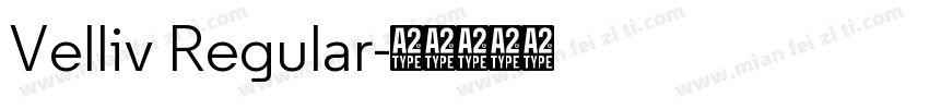 Velliv Regular字体转换